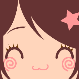 Bright square face avatar with a clean background